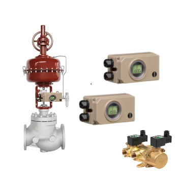 ASCO Solendid Valve et Samson Smart Valve Positioner 3730-3 Pour la soupape de commande pneumatique chinoise
