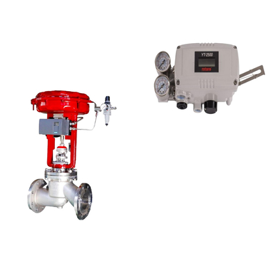 Valve de commande pneumatique avec positionneur de soupape intelligente YT-2500 et soupape solénoïde à deux voies EMERSON ASCO210