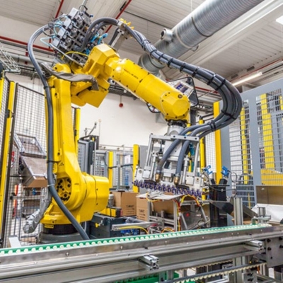 Palletizing 6 bras robotique d'axe avec contrôleur de robot industriel de M-20iA pour