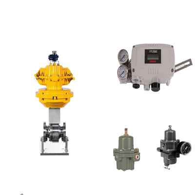 Valve de commande pneumatique avec positionneur de soupape intelligent YT-2500 et régulateur de filtre Fisher 67CFR
