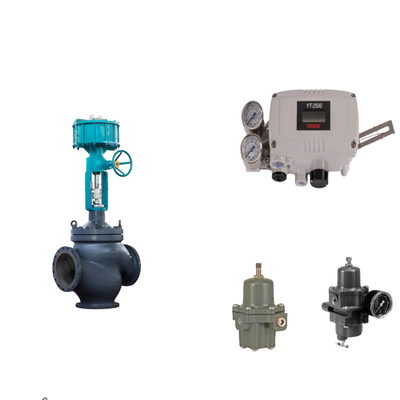 Valve de commande pneumatique avec positionneur de soupape intelligent YT-2500 et régulateur de filtre Fisher 67CFR