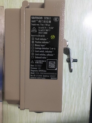 Actuateur pneumatique de marque chinoise avec positionneur de soupape intelligente pneumatique Samson 3730-1 3730-2 3730-3 pour soupape de commande