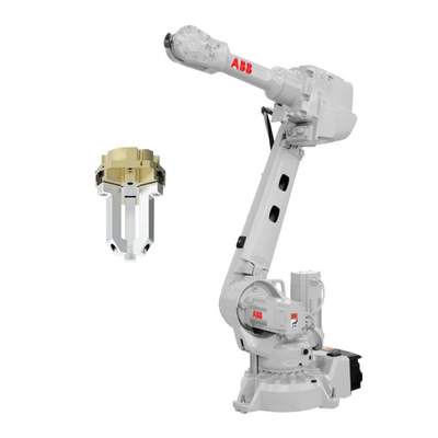 6 Axe bras de robot ABB IRB1600-10/1.45 avec pince à main CNGBS comme robot industriel pour la manutention