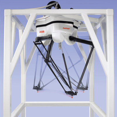 ABB Industrial Smart Robot Arm IRB 360 3 / 4 Axe avec CNGBS Guide de rails et placez la machine