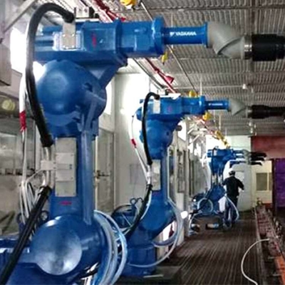 6 axes de peinture bras robotique Yaskawa MPX1950 avec CNGBS Robots vêtements pour robot de peinture automatisé