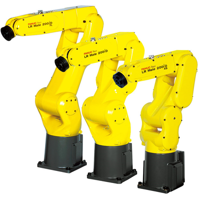 FANUC LR Mate 200iD bras de robot industriel à 6 axes avec pinceau CNGBS pour le montage du moteur