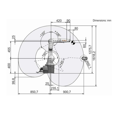 Le prix du robot Kuka LBR Iiwa 7 R800 avec une pince à robot CNGBS pour le traitement en tant que robots collaboratifs
