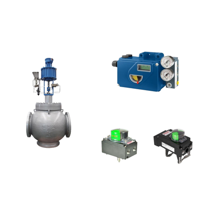 Valve de commande pneumatique chinoise avec positionneur de soupape Foxboro SRD991 et commutateur de limite de rotor