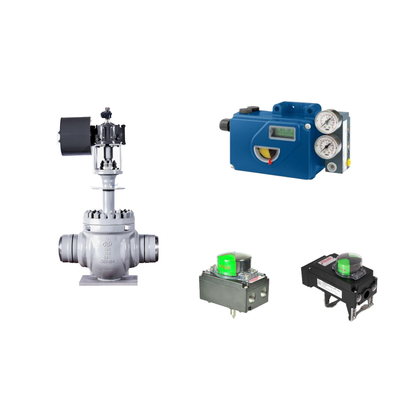 Valve de commande pneumatique chinoise avec positionneur de soupape Foxboro SRD991 et commutateur de limite de rotor