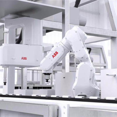 ABB IRB 1200 bras robotique industriel avec pinceuse CNGBS comme équipement de manutention de matériaux CNC
