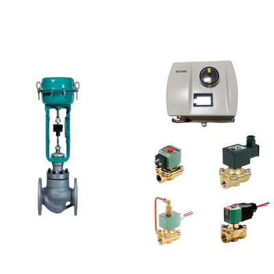 Valve de commande pneumatique avec Neles ND7000 Positionneur de vanne intelligent avec Asco Solénoïde Valve comme fournisseur de vanne Sto