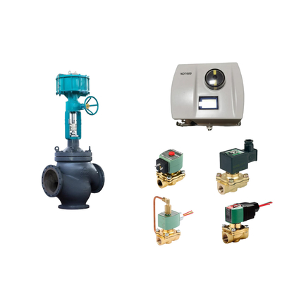 Valve de commande pneumatique avec Neles ND7000 Positionneur de vanne intelligent avec Asco Solénoïde Valve comme fournisseur de vanne Sto