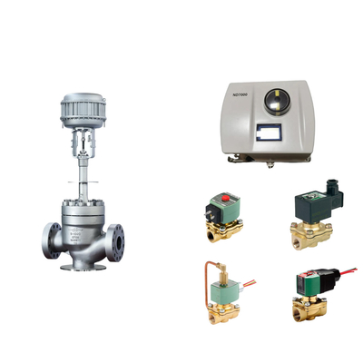 Valve de commande pneumatique avec Neles ND7000 Positionneur de vanne intelligent avec Asco Solénoïde Valve comme fournisseur de vanne Sto