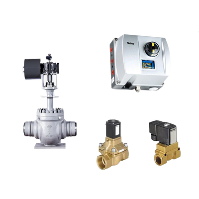 Valve de commande pneumatique chinoise avec Neles ND9000 positionneur de vanne intelligent et vanne solénoïde Burkert