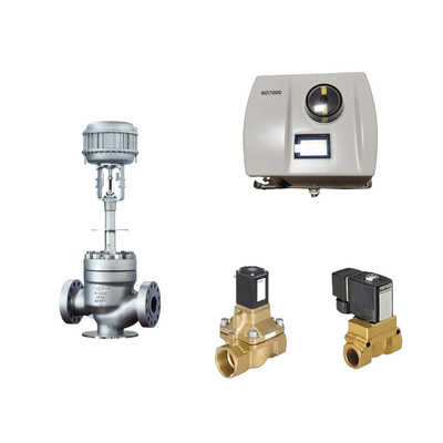 Valve de commande pneumatique chinoise avec positionneur de vanne Neles ND7000 et vanne solénoïde Burkert