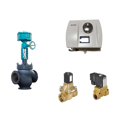 Valve de commande pneumatique chinoise avec positionneur de vanne Neles ND7000 et vanne solénoïde Burkert