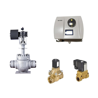 Valve de commande pneumatique chinoise avec positionneur de vanne Neles ND7000 et vanne solénoïde Burkert