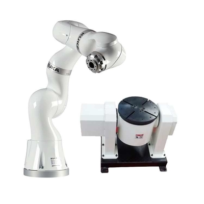7 axes bras robotique Kuka LBR Iiwa 14 R820 CR avec positionneur de soudage CNGBS pour robot de soudage