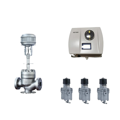 Valve de commande pneumatique chinoise avec positionneur de valve Neles ND7000 et interrupteur de limite EMERSON