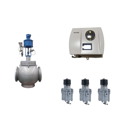 Valve de commande pneumatique chinoise avec positionneur de valve Neles ND7000 et interrupteur de limite EMERSON