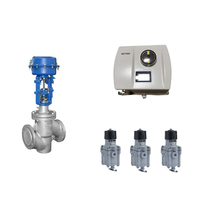 Valve de commande pneumatique chinoise avec positionneur de valve Neles ND7000 et interrupteur de limite EMERSON