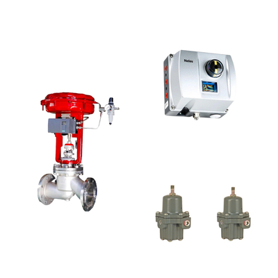 Valve de commande pneumatique chinoise avec Neles ND9000 Positionneur de valve intelligent avec régulateur de filtre Fisher 67CFR