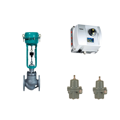 Valve de commande pneumatique chinoise avec Neles ND9000 Positionneur de valve intelligent avec régulateur de filtre Fisher 67CFR