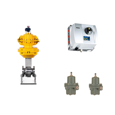 Valve de commande pneumatique chinoise avec Neles ND9000 Positionneur de valve intelligent avec régulateur de filtre Fisher 67CFR