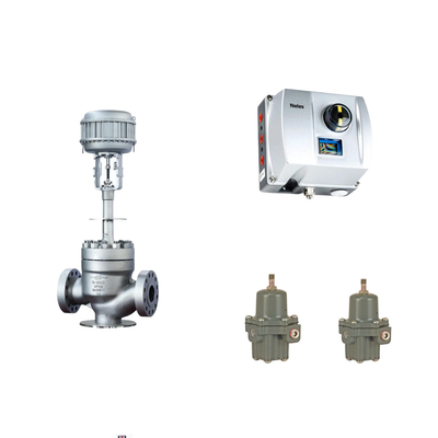 Valve de commande pneumatique chinoise avec Neles ND9000 Positionneur de valve intelligent avec régulateur de filtre Fisher 67CFR