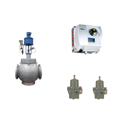 Valve de commande pneumatique chinoise avec Neles ND9000 Positionneur de valve intelligent avec régulateur de filtre Fisher 67CFR
