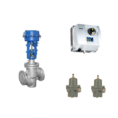 Valve de commande pneumatique chinoise avec Neles ND9000 Positionneur de valve intelligent avec régulateur de filtre Fisher 67CFR