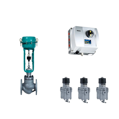 Valve de commande pneumatique chinoise avec Neles ND9000 Positionneur de valve intelligent avec régulateur de filtre Masoneilan 78-40