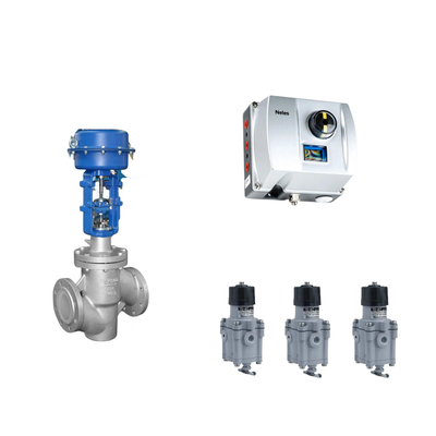 Valve de commande pneumatique chinoise avec Neles ND9000 Positionneur de valve intelligent avec régulateur de filtre Masoneilan 78-40