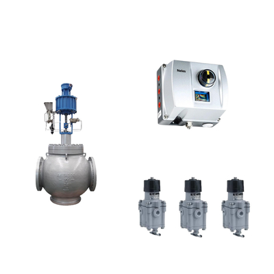Valve de commande pneumatique chinoise avec Neles ND9000 Positionneur de valve intelligent avec régulateur de filtre Masoneilan 78-40