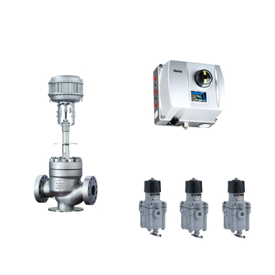 Valve de commande pneumatique chinoise avec Neles ND9000 Positionneur de valve intelligent avec régulateur de filtre Masoneilan 78-40
