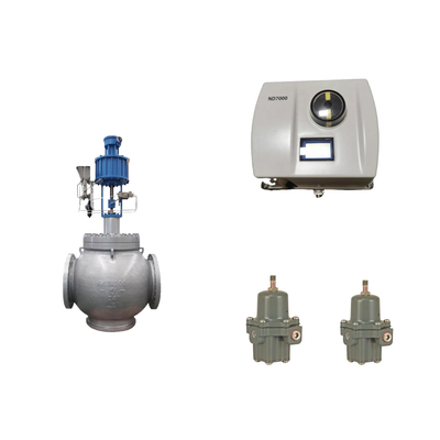 Valve de commande pneumatique chinoise avec positionneur de vanne Neles ND7000 et régulateur de filtre Fisher 67CFR