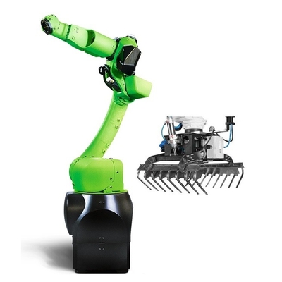 6 axes bras robotique Fanuc CR-15iA avec grippeuse robot CNGBS pour la manutention CNC en tant que robot collaboratif