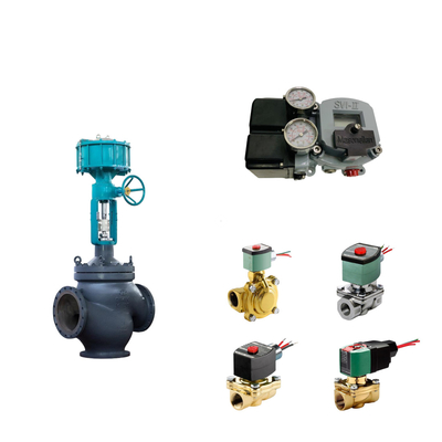 Ventilateur de commande pneumatique chinois avec positionneur de vanne Masoneilan SVI2-21113111 et vanne solénoïde ASCO