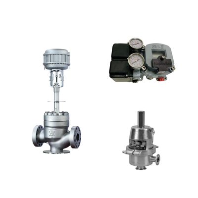 Ventilateur de commande pneumatique chinois avec positionneur de vanne Masoneilan SVI2-21113111 et vanne de régulation de pression Fisher SR5