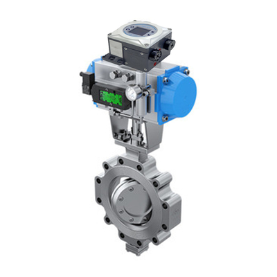 Valve de commande chinoise avec positionneur de vanne Neles NDX Mesto et actionneur pneumatique