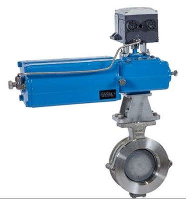 Valve de commande chinoise avec positionneur de vanne Neles NDX Mesto et actionneur pneumatique