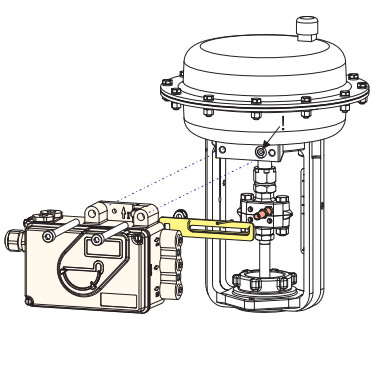 Le dispositif de positionnement intelligent de soupape d'origine FOXBORO SRD991 pour soupape à bille de commande pneumatique et soupape solénoïde ASCO ou Burkert