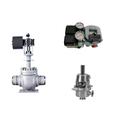 Valve de commande pneumatique avec positionneur Masoneilan SVI2-22123121 et vanne de régulation de pression Fisher SR5