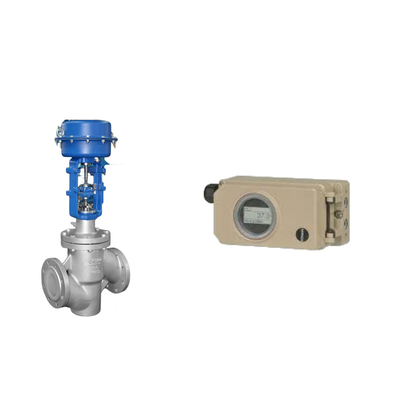 Valve de commande pneumatique avec positionneur Samson 3730-3 et Fisher 377
