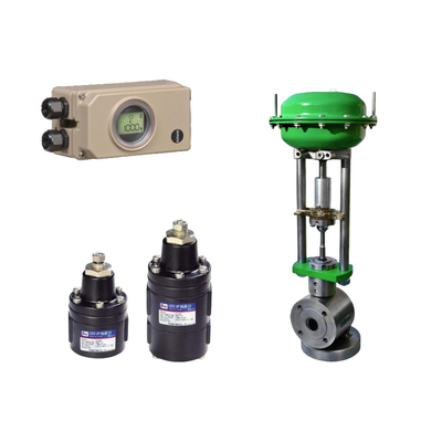 Valve de commande pneumatique avec YT-400/405/430/435 Valves de verrouillage et positionneur de soupape Samson 3730-3 et interrupteur de limite