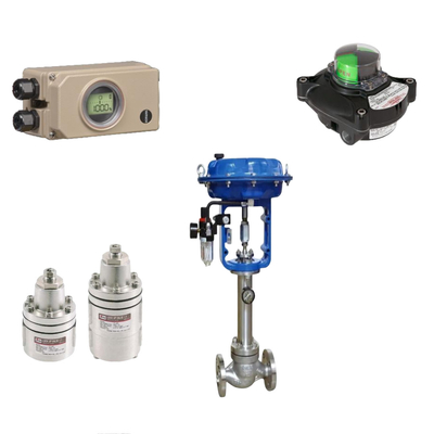 Valve de commande pneumatique avec YT-400/405/430/435 Valves de verrouillage et positionneur de soupape Samson 3730-3 et interrupteur de limite