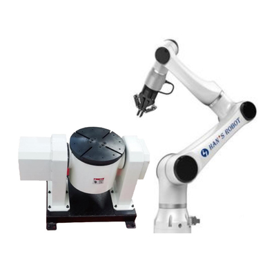 Bracelet robot collaboratif 6 axes Elfin E03 avec positionneur de soudage CNGBS pour automatisation du robot de soudage