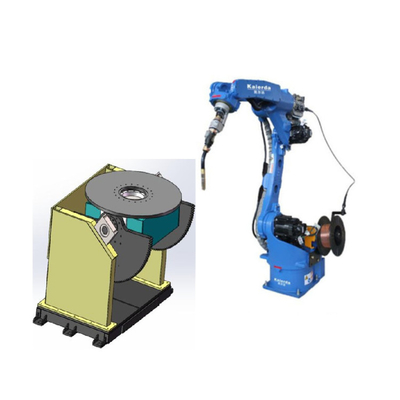 Robot industriel AR1440 avec torches de soudage à charge utile de 12 kg avec positionneur comme machine de soudage laser