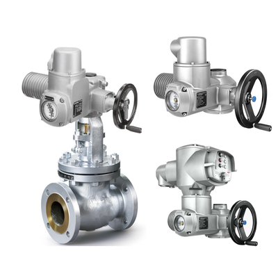 Valve électrique Cinese avec actionneur électrique Auma Fournisseur de stock pour contrôle électrique Vavle