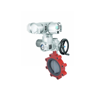 Valve à papillon électrique chinoise avec Auma Muti-turn SA SAR Actuateur électrique en tant que fournisseur de stock